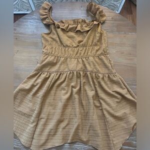 Brown asymmetrical Target flowy dress
